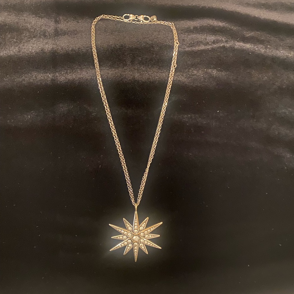 Brighton Contempo Starburst Convertible Nexklace and earrings